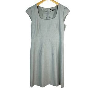 Gianni Bini Gray Sheath Dress Size 10